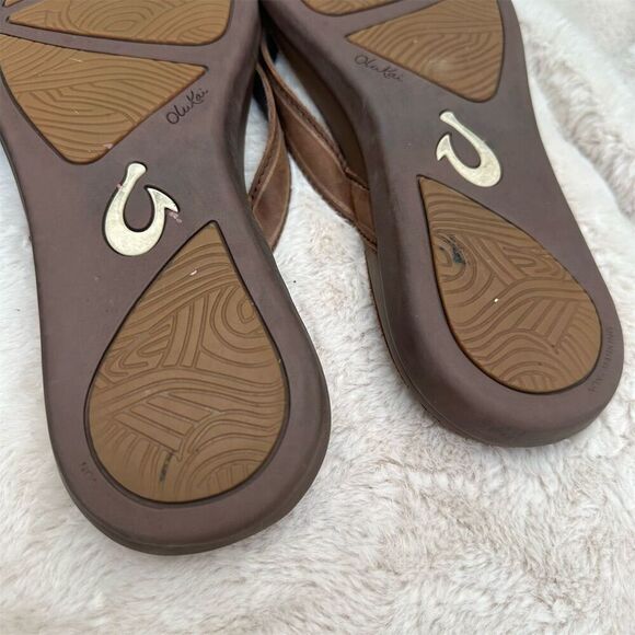 OluKai Women's Aukai Flip Flop Sandals Black Size 8 Bundle of 2 Pairs - Picture 11 of 12